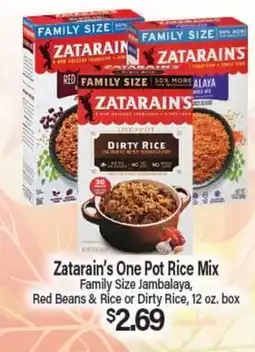 Angelo Caputo's Fresh Market Zatarain's One Pot Rice Mix offer