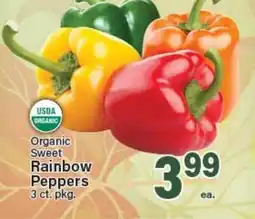 Angelo Caputo's Fresh Market Organic Sweet Rainbow Peppers offer
