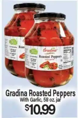 Angelo Caputo's Fresh Market Gradina Roasted Peppers With Garlic offer