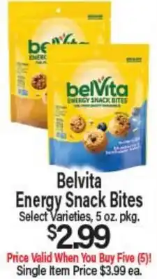 Angelo Caputo's Fresh Market Belvita Energy Snack Bites offer