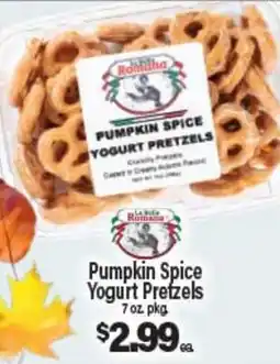 Angelo Caputo's Fresh Market Pumpkin Spice Yogurt Pretzels offer