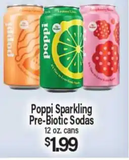 Angelo Caputo's Fresh Market Poppi Sparkling Pre-Biotic Sodas offer