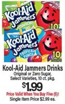Angelo Caputo's Fresh Market Kool-Aid Jammers Drinks offer
