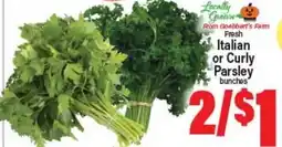 Angelo Caputo's Fresh Market Flesh Italian or Curly Parsley bunches offer