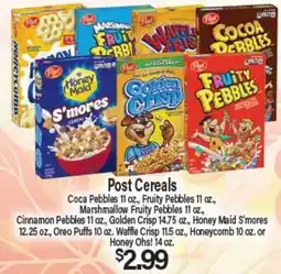 Angelo Caputo's Fresh Market Post Cereals offer