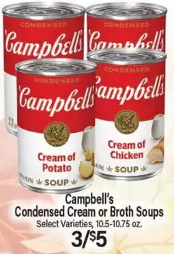 Angelo Caputo's Fresh Market Campbell's Condensed Cream or Broth Soups offer