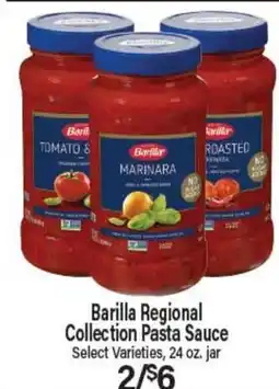 Angelo Caputo's Fresh Market Barilla Regional Collection Pasta Sauce offer