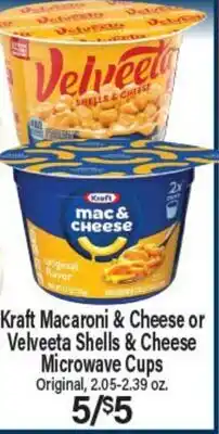 Angelo Caputo's Fresh Market Kraft Macaroni & Cheese or Velveeta Shells & Cheese Microwave Cups offer
