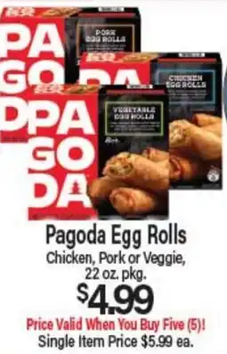 Angelo Caputo's Fresh Market Pagoda Egg Rolls offer