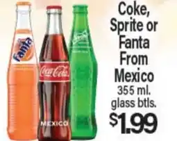 Angelo Caputo's Fresh Market Coke, Sprite or Fanta From Mexico offer