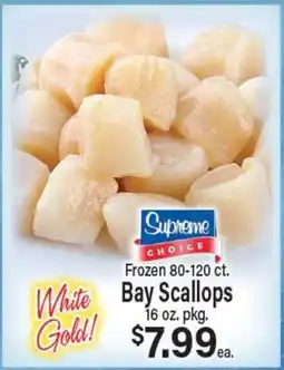 Angelo Caputo's Fresh Market Frozen 80-120 ct. Bay Scallops offer