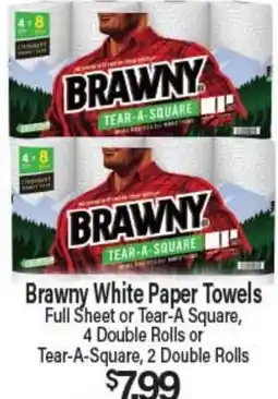Angelo Caputo's Fresh Market Brawny White Paper Towels offer