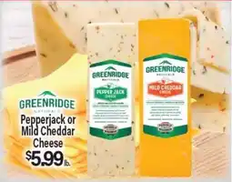 Angelo Caputo's Fresh Market Greenridge Pepperjack or Mild Cheddar Cheese offer