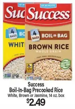 Angelo Caputo's Fresh Market Success Boil-In-Bag Precooked Rice offer
