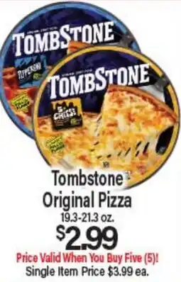 Angelo Caputo's Fresh Market Tombstone Original Pizza offer