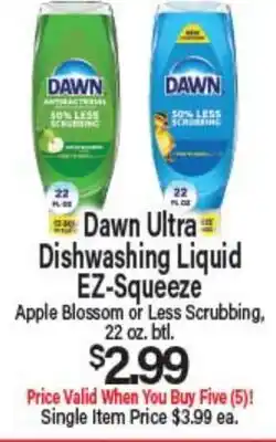 Angelo Caputo's Fresh Market Dawn Ultra Dishwashing Liquid EZ-Squeeze offer