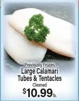 Angelo Caputo's Fresh Market Large Calamari Tubes & Tentacles offer