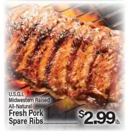 Angelo Caputo's Fresh Market Fresh Pork Spare Ribs offer