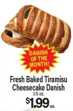 Angelo Caputo's Fresh Market Fresh Baked Tiramisu Cheesecake Danish offer
