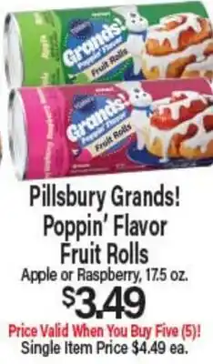 Angelo Caputo's Fresh Market Pillsbury Grands! Poppin' Flavor Fruit Rolls offer