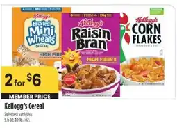 Raley's Kellogg's Cereal offer