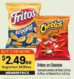 Raley's Fritos or Cheetos offer