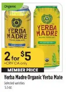 Raley's Yerba Madre Organic Yerba Mate offer