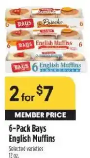 Raley's Bays English Muffins offer