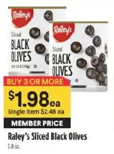 Raley's Raley's Sliced Black Olives offer
