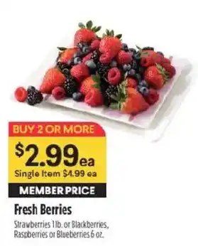 Raley's Fresh Berries offer