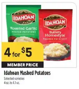 Raley's Idaohan Mashed Potatoes offer