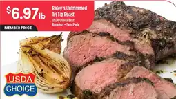 Raley's Raley's untrimmed tri tip roast offer