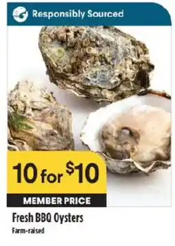 Raley's Fresh BBQ Oysters offer