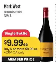Raley's Mark West selected varieties offer