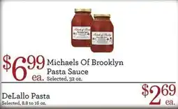 Yoke's Fresh Market Michaels Of Brooklyn Pasta Sauce offer