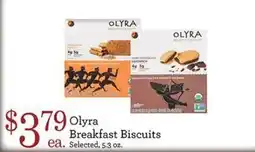 Yoke's Fresh Market Olyra Breakfast Biscuits offer