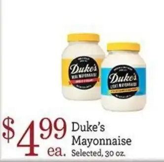 Duke's Mayonnaise
