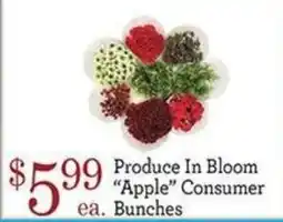 Yoke's Fresh Market Produce In Bloom Apple Consumer Bunches offer