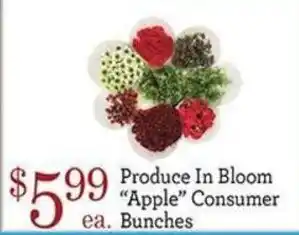 Produce In Bloom Apple Consumer Bunches