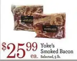Yoke's Fresh Market Yoke's Smoked Bacon offer