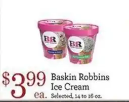 Yoke's Fresh Market Baskin Robbins Ice Cream offer
