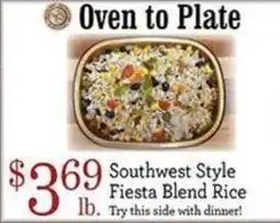 Yoke's Fresh Market Oven to Plate Southwest Style Fiesta Blend Rice offer