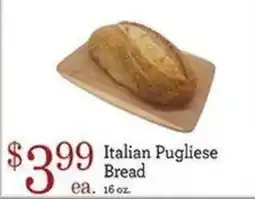 Yoke's Fresh Market Italian Pugliese Bread offer