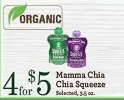 Yoke's Fresh Market Mamma Chia Chia Squeeze offer