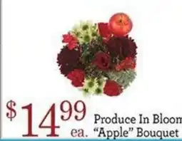 Yoke's Fresh Market Produce In Bloom "Apple" Bouquet offer