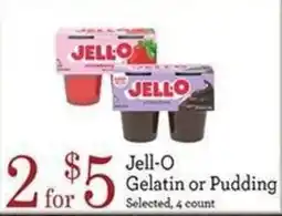 Yoke's Fresh Market Jell-O Gelatin or Pudding offer