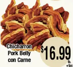 Big Saver Foods Chicharron Pork Belly con Carne offer