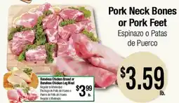 Big Saver Foods Pork Neck Bones or Pork Feet offer