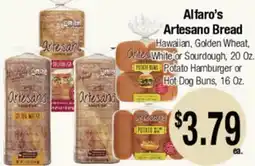 Big Saver Foods Alfaro's Artesano Bread offer