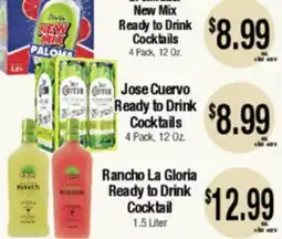 Big Saver Foods Jose Cuervo, Rancho La Gloria Ready to Drink Cocktail offer